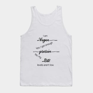 I am Vegan Tank Top